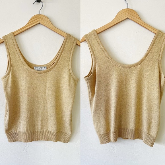 St. John Tops - St. John Crop Tank Top